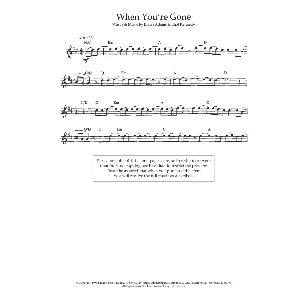 When You're Gone